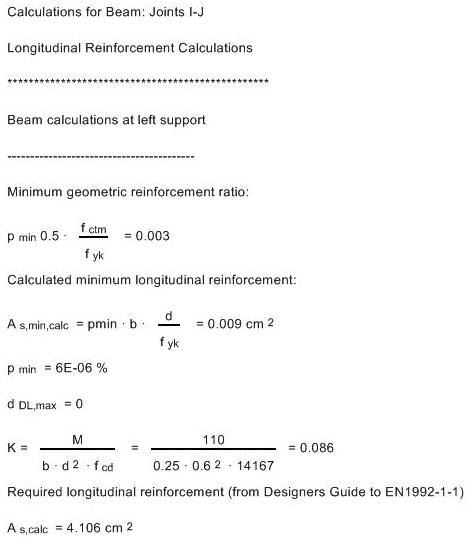 Concrete Frame Calculations in RCsolver